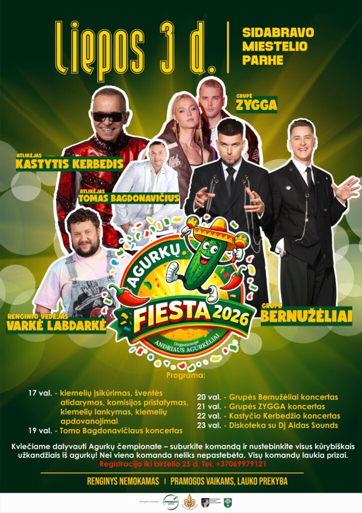 Agurkų fiesta Sidabrave