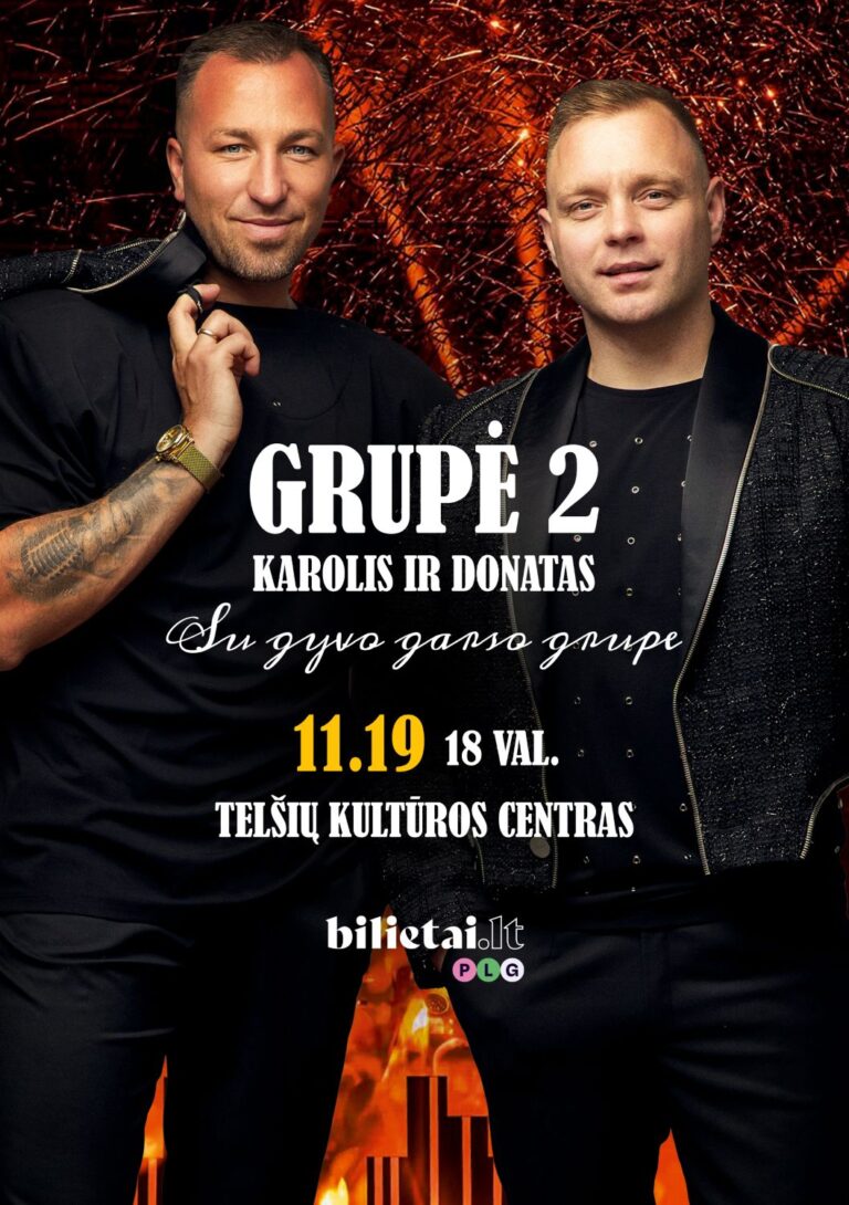 Grupė 2 Karolis ir Donatas su gyvo garso grupe