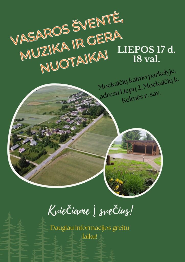 Tradicinė vasaros šventė Mockaičiuose