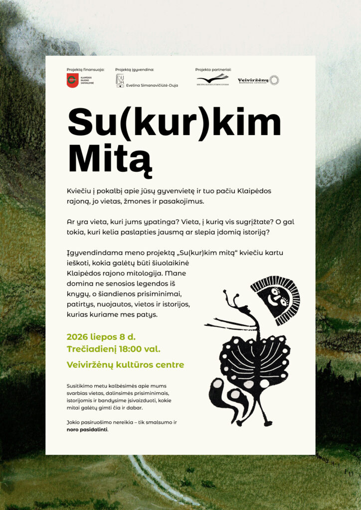 Pokalbis – diskusija „Su(kur)kim Mitą“