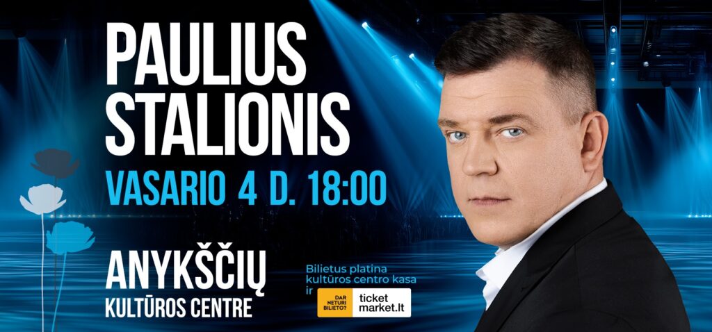 Atlikėjo Pauliaus Stalionio koncertas