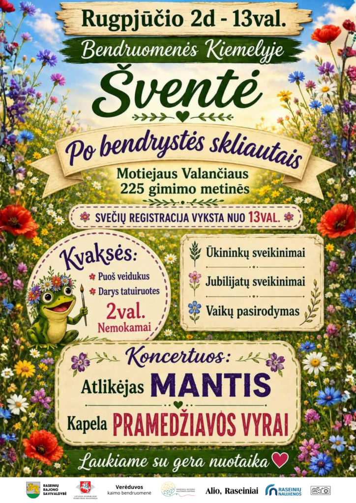 Šventė „Po bendrystės skliautais“ Verėduvoje