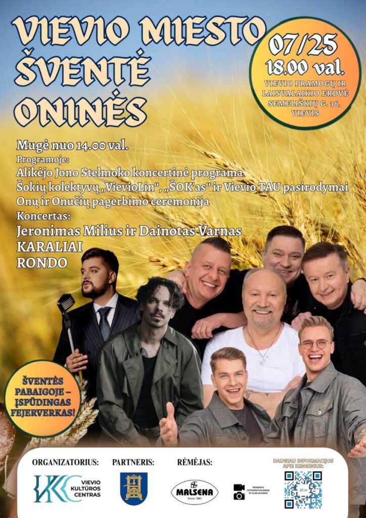 VIEVIO MIESTO ŠVENTĖ „ONINĖS“