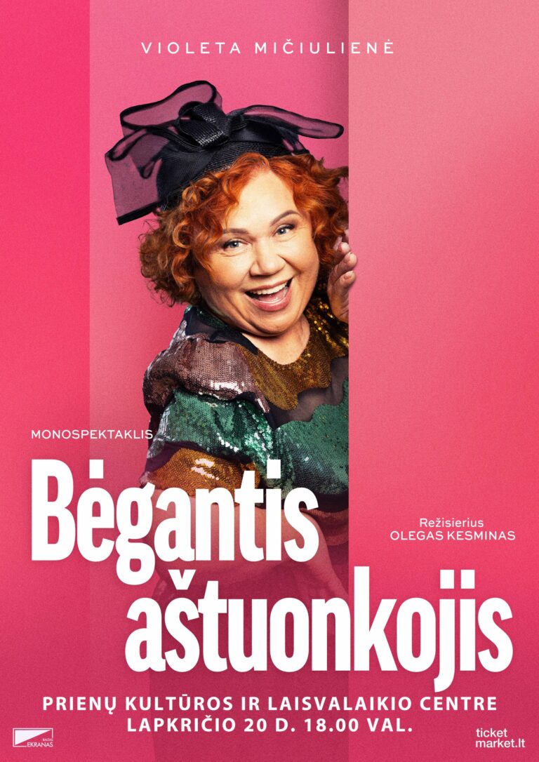 PREMJERA! Monospektaklis BĖGANTIS AŠTUONKOJIS