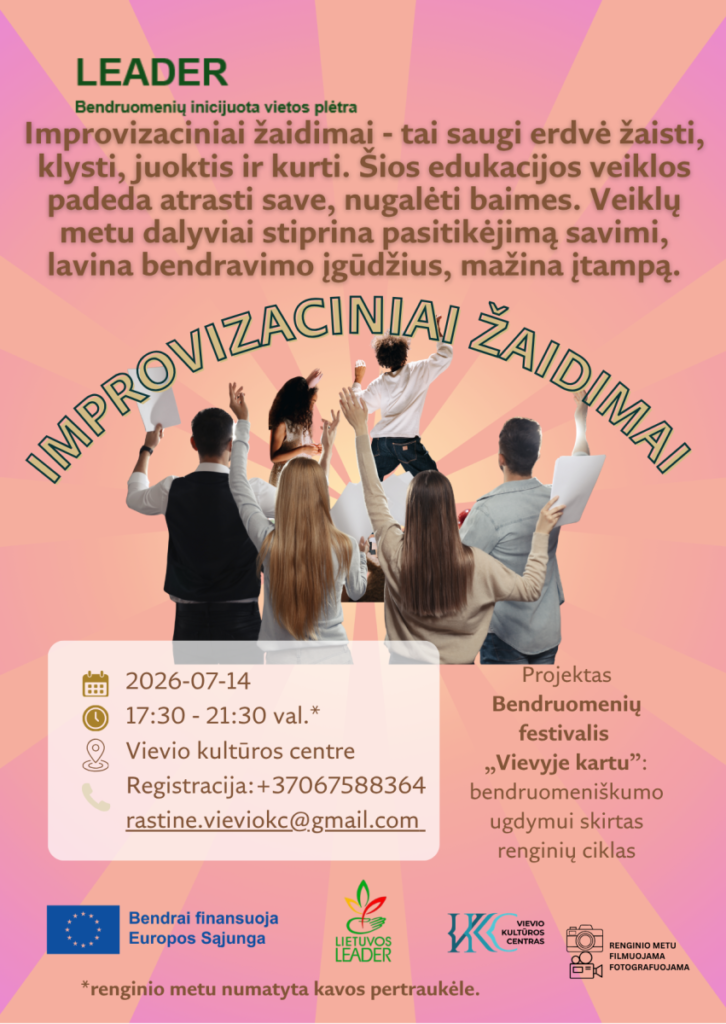 IMPROVIZACINIAI ŽAIDIMAI