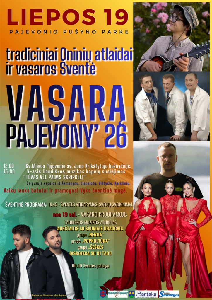 Vasarą Pajevony ’26