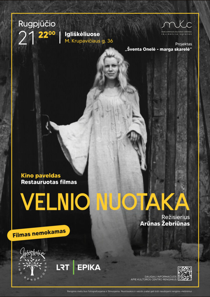 RESTAURUOTO FILMO „VELNIO NUOTAKA“ PERŽIŪRA | IGLIŠKĖLIAI
