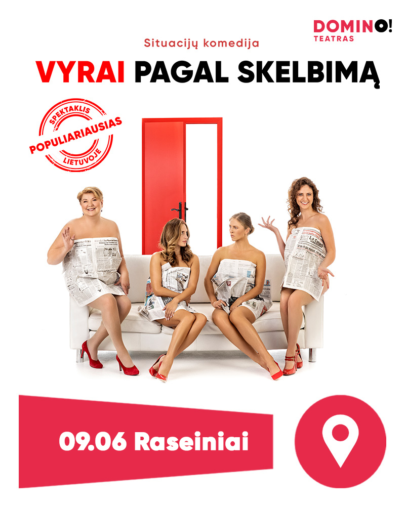 Situacijų komedija „Vyrai pagal skelbimą“ | Domino teatras