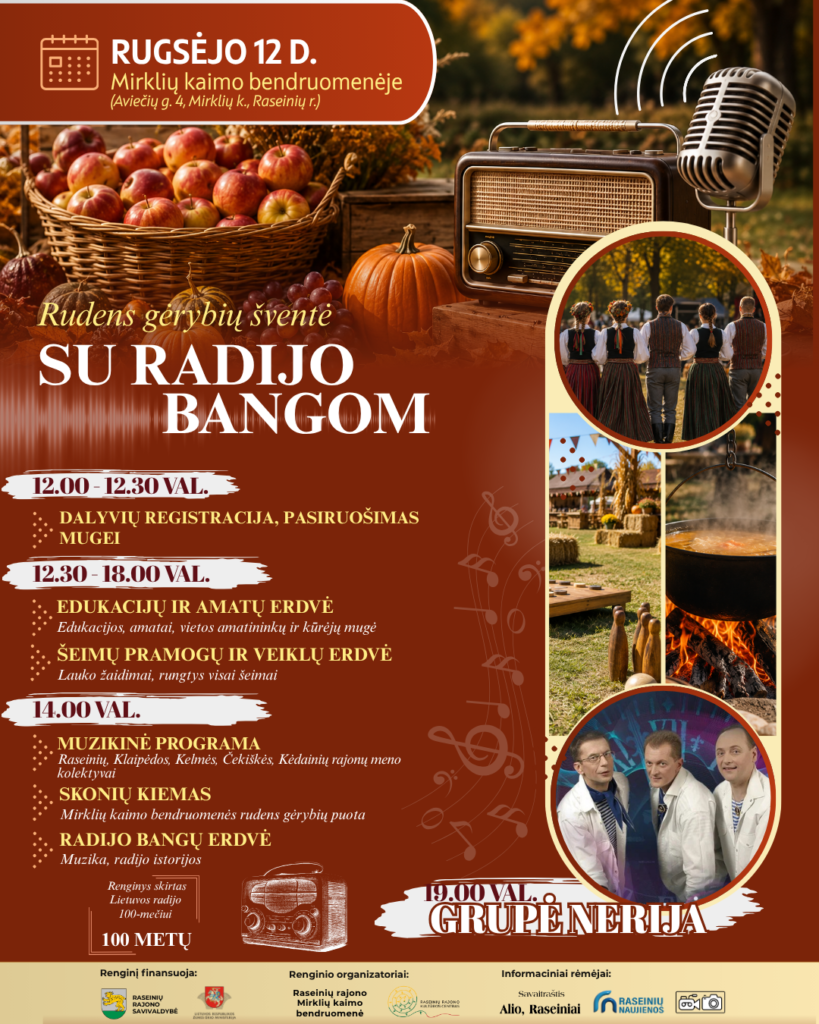 Rudens gėrybių šventė „Su radijo bangom“ Mirkliuose