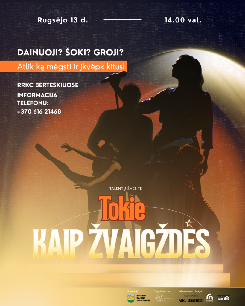 Talentų šventė „Tokie kaip žvaigždės“ Berteškiuose