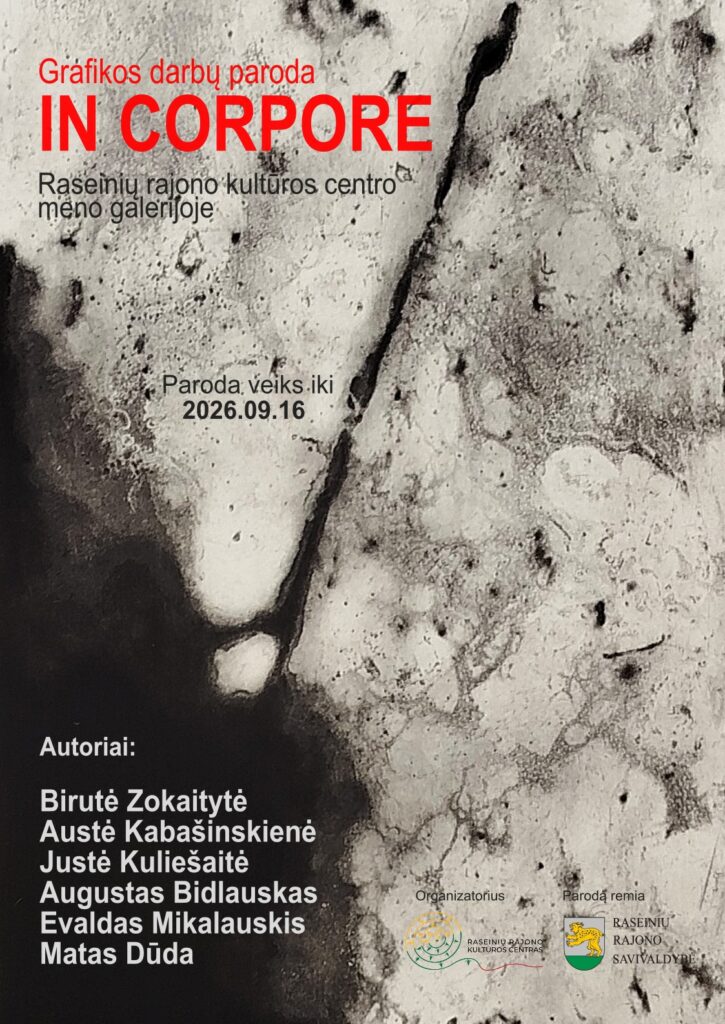Grafikos darbų paroda „In corpore“