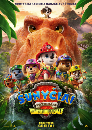 Kino filmas „Šunyčiai patruliai. Dinozaurų filmas” (FILMAS DUBLIUOTAS LIETUVIŠKAI, BE SUBTITRŲ)