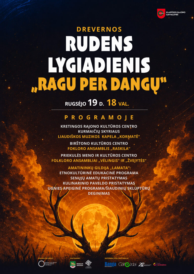 Rudens lygiadienis Drevernoje „Ragu per dangų”