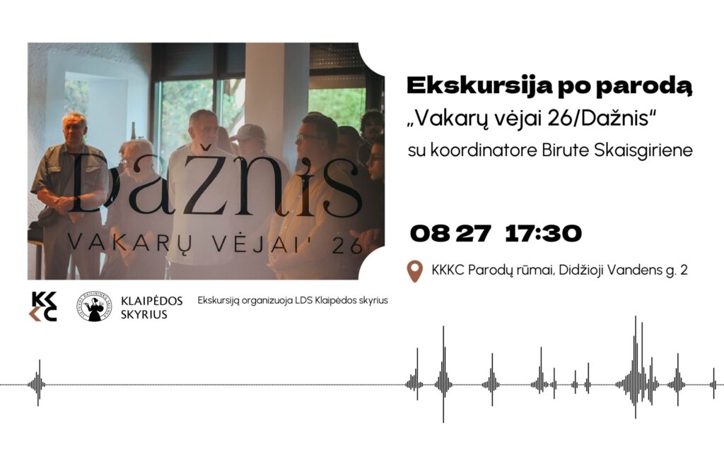 Ekskursija parodoje „Vakarų vėjai’26/Dažnis“ su koordinatore Birute Skaisgiriene