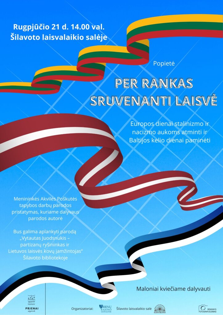 Popietė PER RANKAS SRUVENANTI LAISVĖ