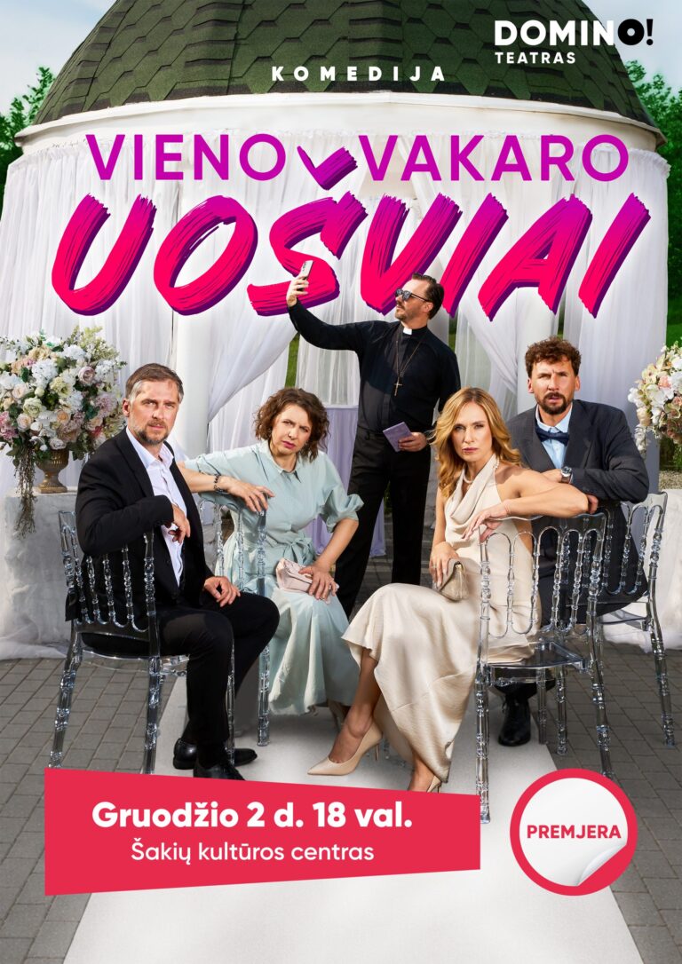 DOMINO TEATRAS | PREMJERA „VIENO VAKARO UOŠVIAI”