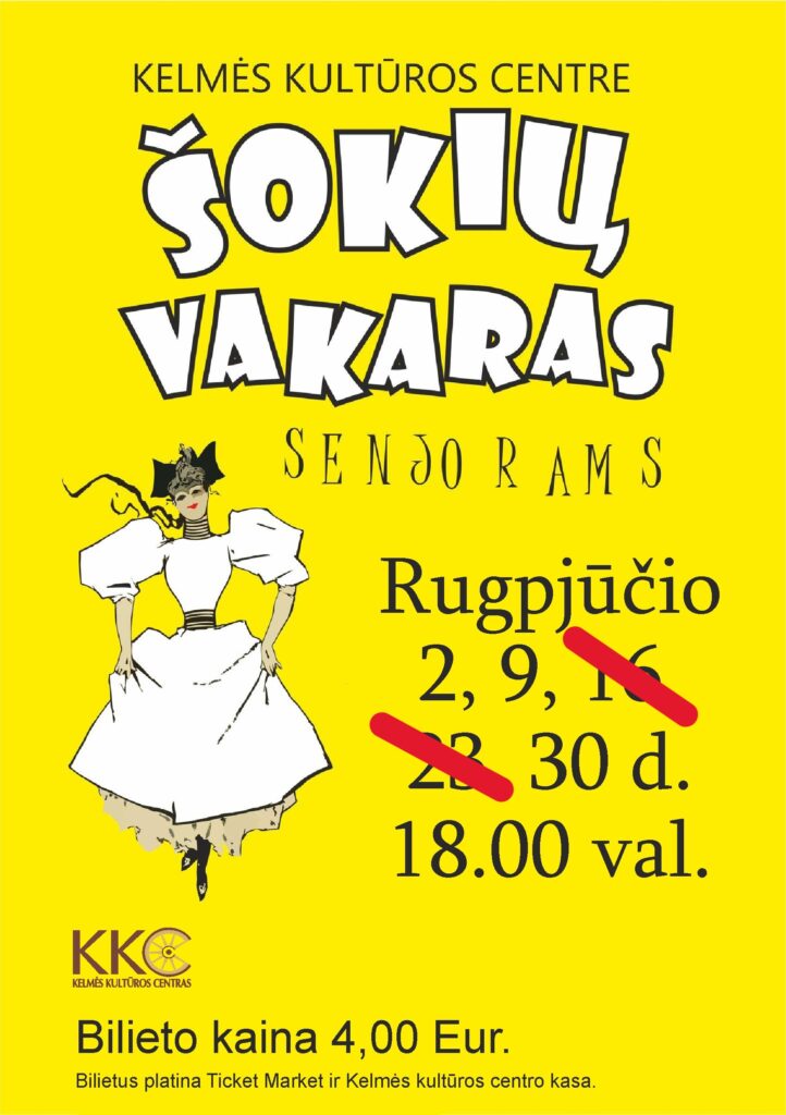 Šokių vakaras senjorams