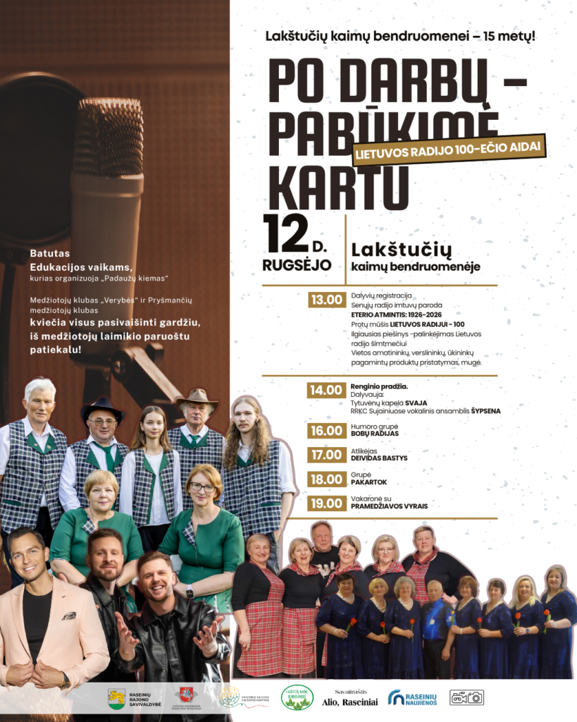 Šventė „Po darbų pabūkime kartu“ Lakštučiuose