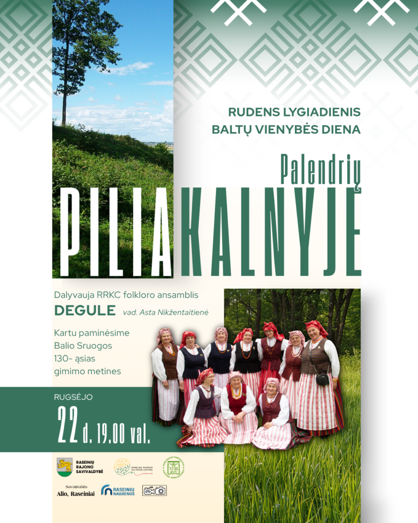 Rudens lygiadienis. Baltų vienybės diena Palendrių piliakalnyje