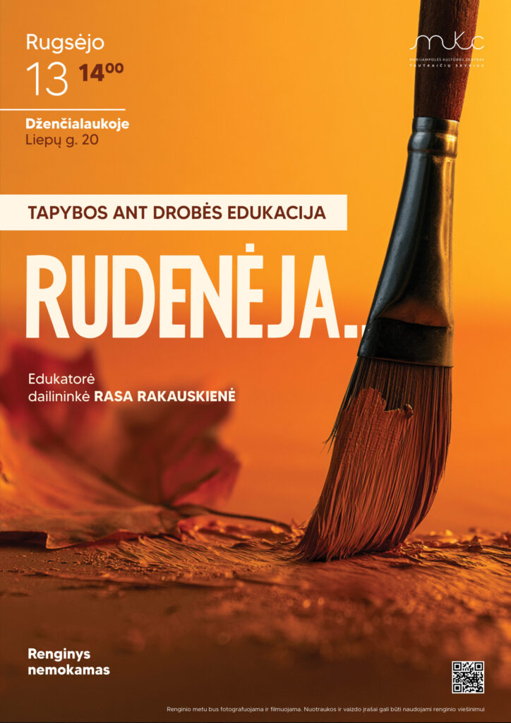 TAPYBOS ANT DROBĖS EDUKACIJA „RUDENĖJA…“ | TAUTKAIČIAI