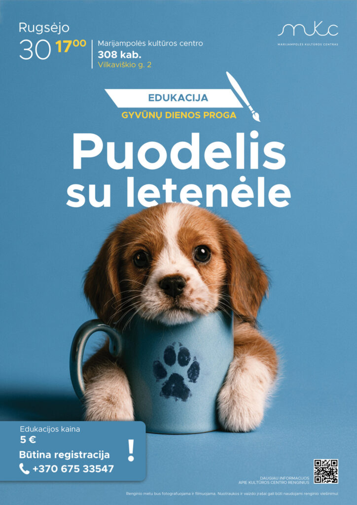 Edukacija „Puodelis su letenėle“