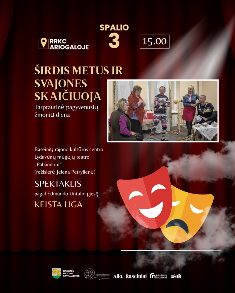 Tarptautinė pagyvenusių žmonių diena „Širdis metus ir svajones skaičiuoja“