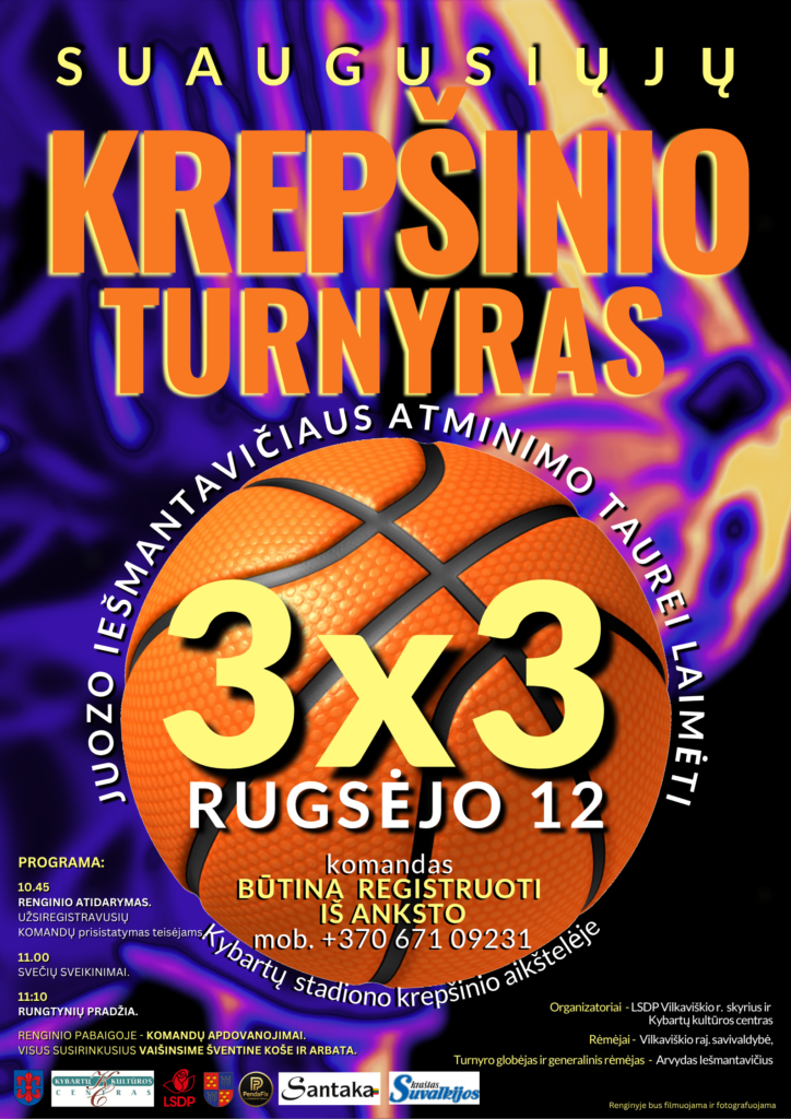 Krepšinio turnyras 3×3