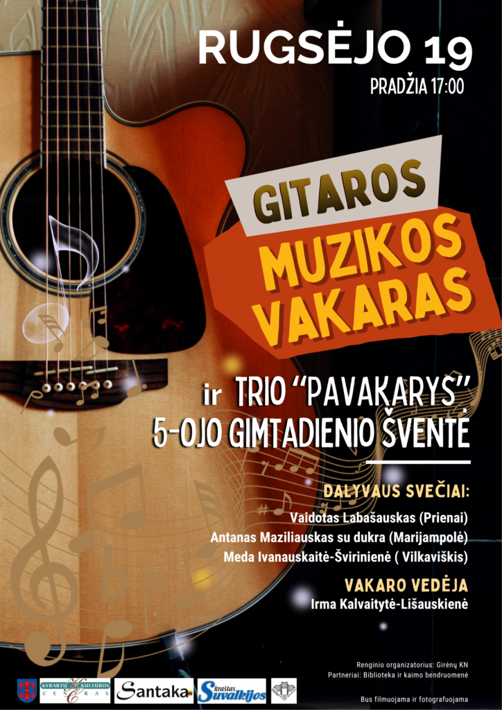 Gitaros muzikos vakaras