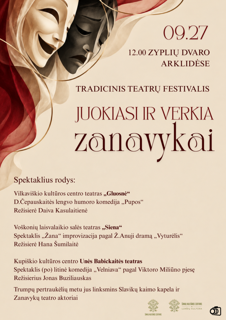 TRADICINIS TEATRŲ FESTIVALIS „JUOKIASI IR VERKIA ZANAVYKAI”