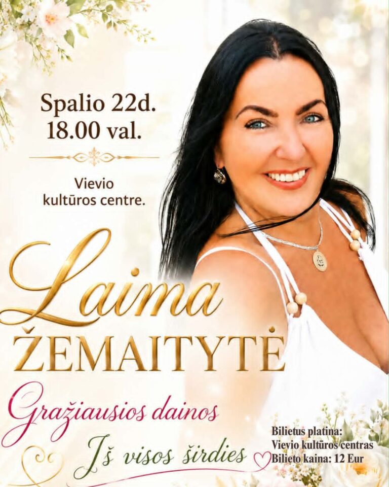 LAIMA ŽEMAITYTĖ – „GRAŽIAUSIOS DAINOS IŠ VISOS ŠIRDIES“