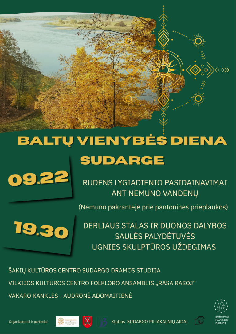 BALTŲ VIENYBĖS DIENA SUDARGE