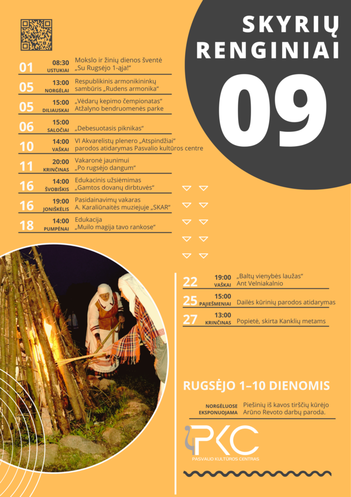 Edukacinis užsiėmimas „Gamtos dovanų dirbtuvės“ Švobiškyje
