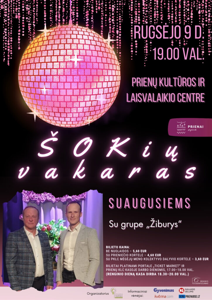 ŠOKIŲ VAKARAS SU GRUPE „ŽIBURYS“