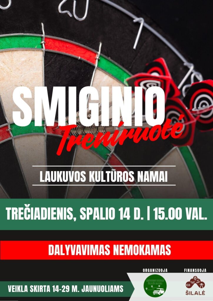 Smiginio treniruotė jaunimui