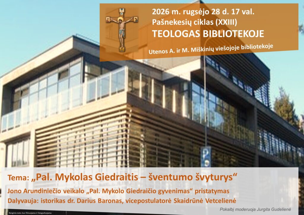 Pašnekesių ciklas „Teologas bibliotekoje“ (XXIII)