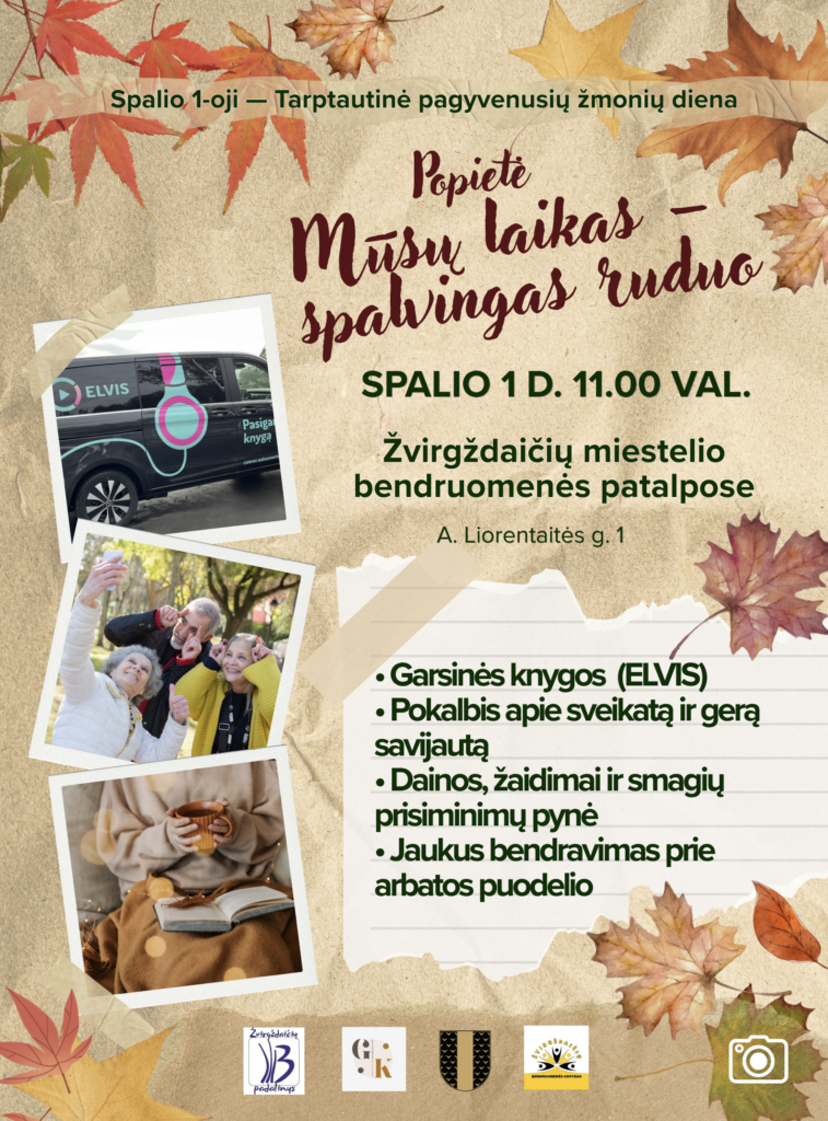 POPIETĖ „MŪSŲ LAIKAS-SPALVINGAS RUDUO”