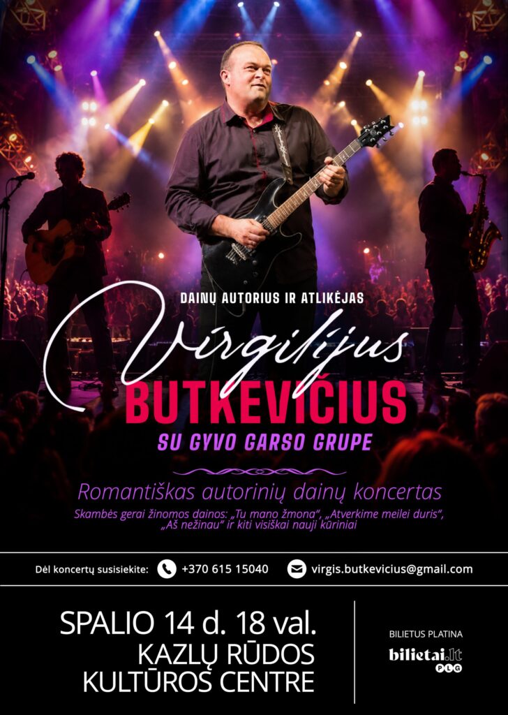 Virgilijaus Butkevičiaus autorinių dainų koncertas