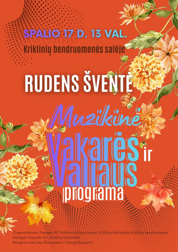 „Rudens šventė“ Kriklinių benduomenės salėje