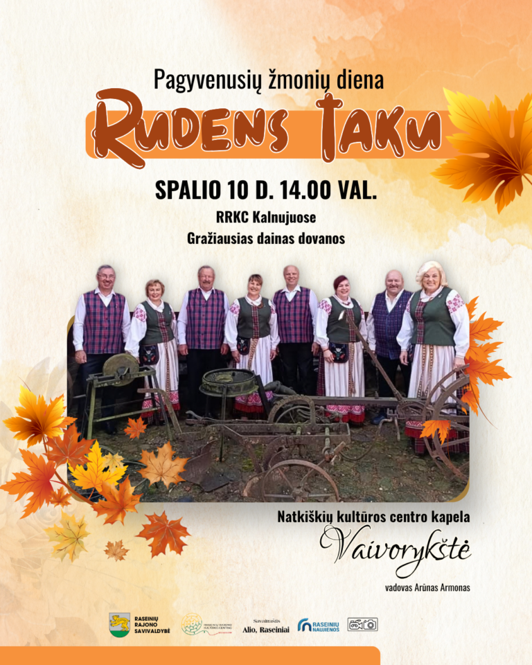 Pagyvenusių žmonių diena „Rudens taku“ Kalnujuose