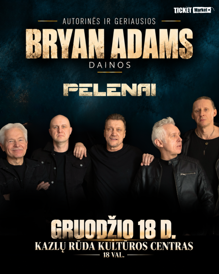 Česlovas Gabalis ir PELENAI | Autoriniai ir geriausi BRYAN ADAMS hitai