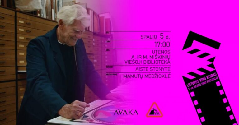 Dokumentinio filmo „Mamutų medžioklė“ peržiūra ir pristatymas