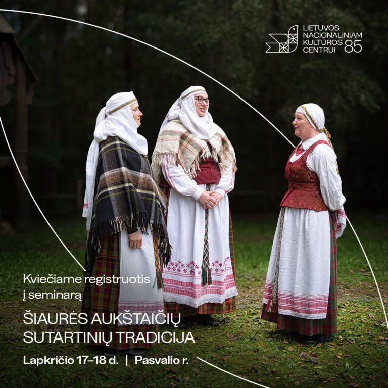 Seminaras „Šiaurės aukštaičių sutartinių tradicija“, skirtas Pasaulinei sutartinių dienai paminėti.