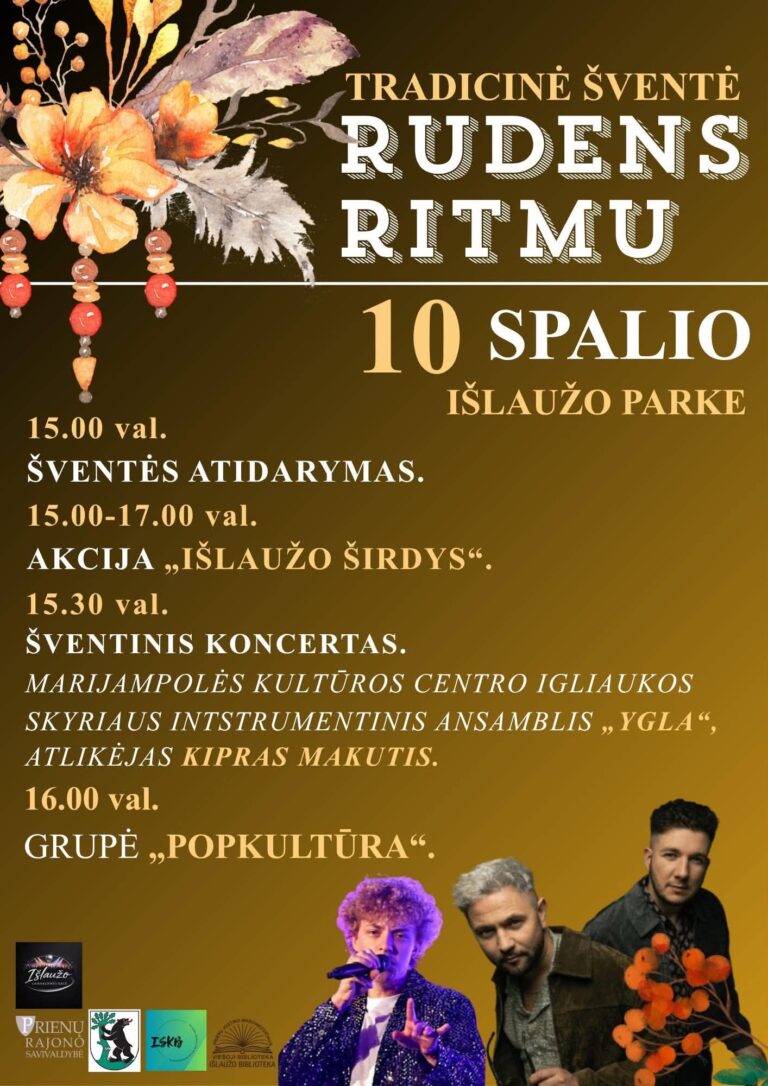 Tradicinė Išlaužo rudens šventė RUDENS RITMU