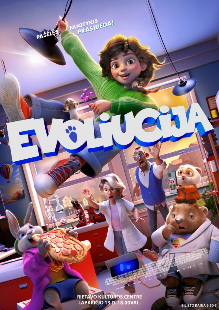 Evoliucija (Evoliution) Animacinis, nuotykių, komedija, visai šeimai