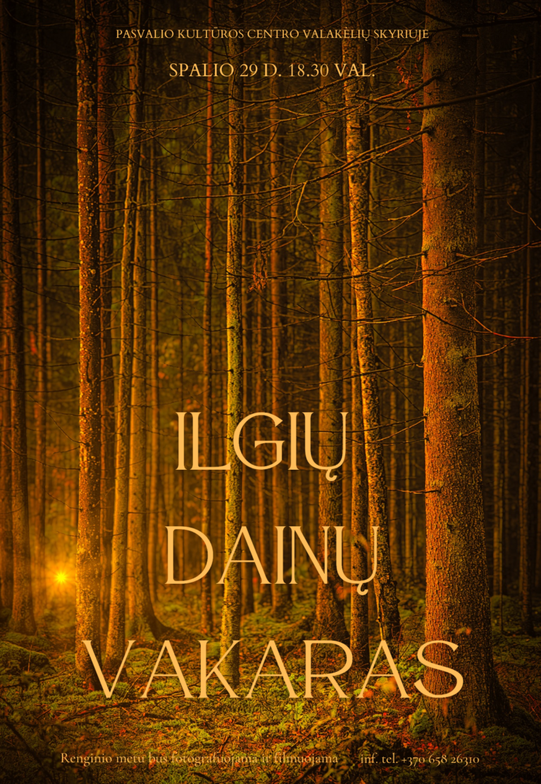 Ilgių dainų vakaras Valakėlių kultūros namuose