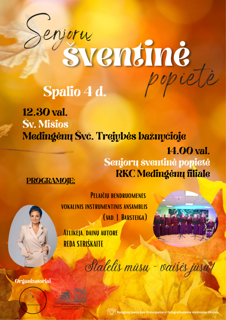 Senjorų šventinė popietė „Stalelis mūsų – vaišės jūsų!“