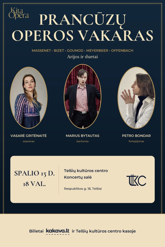 Prancūzų operos vakaras
