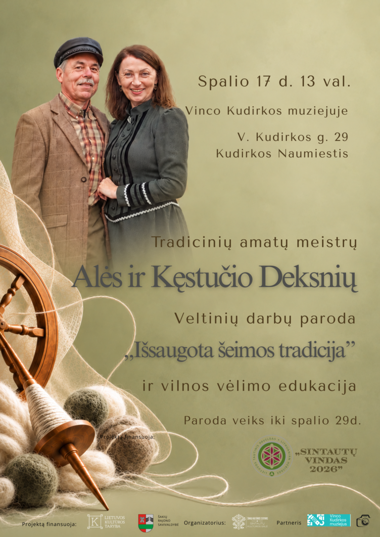 VELTINIŲ DARBŲ PARODA „IŠSAUGOTA ŠEIMOS TRADICIJA”