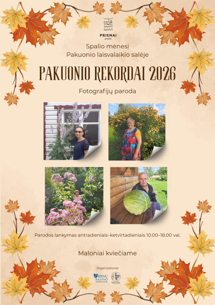 Fotografijų paroda PAKUONIO REKORDAI 2026