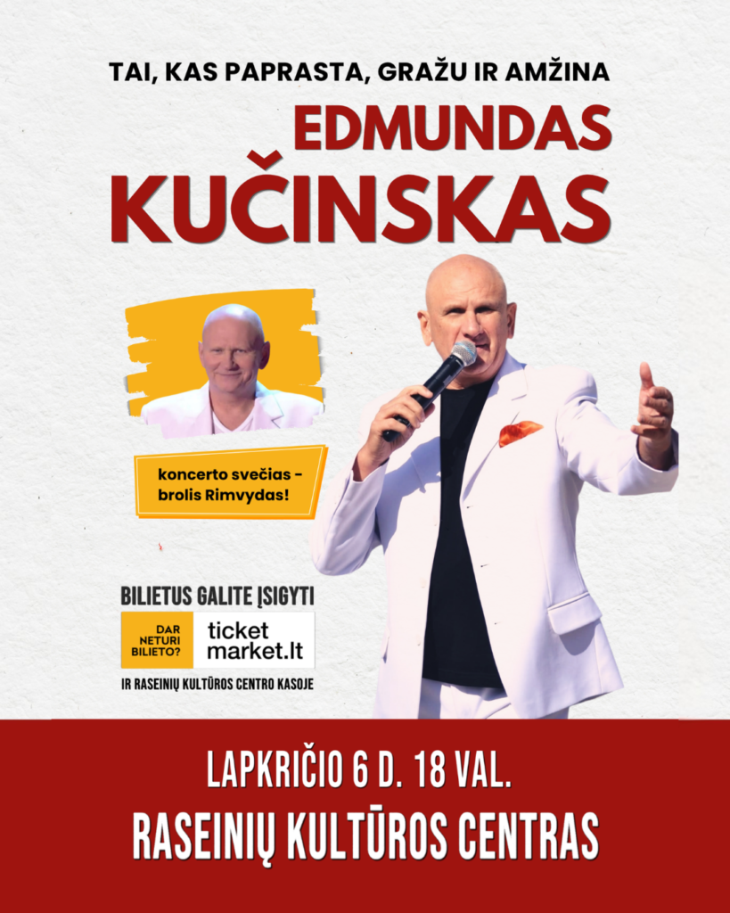 Edmundo Kučinsko koncertas | Tai, kas paprasta, gražu ir amžina